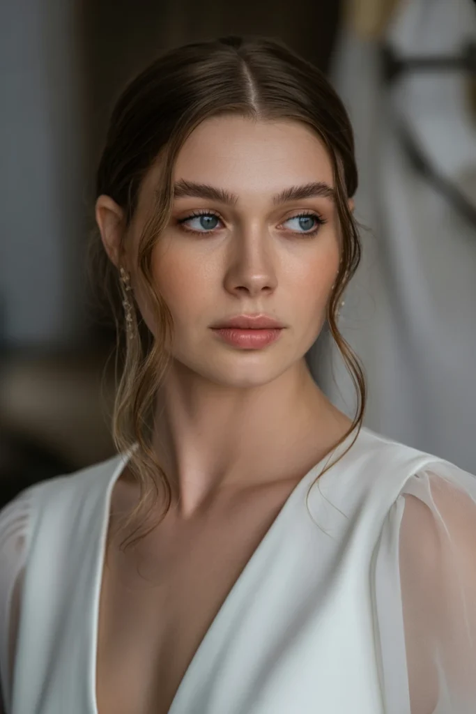 Sleek Waves with Middle Part