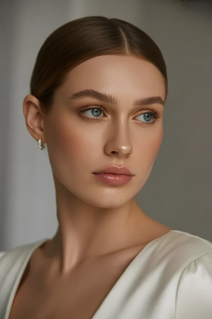 Straight Hair with Minimal Accessories