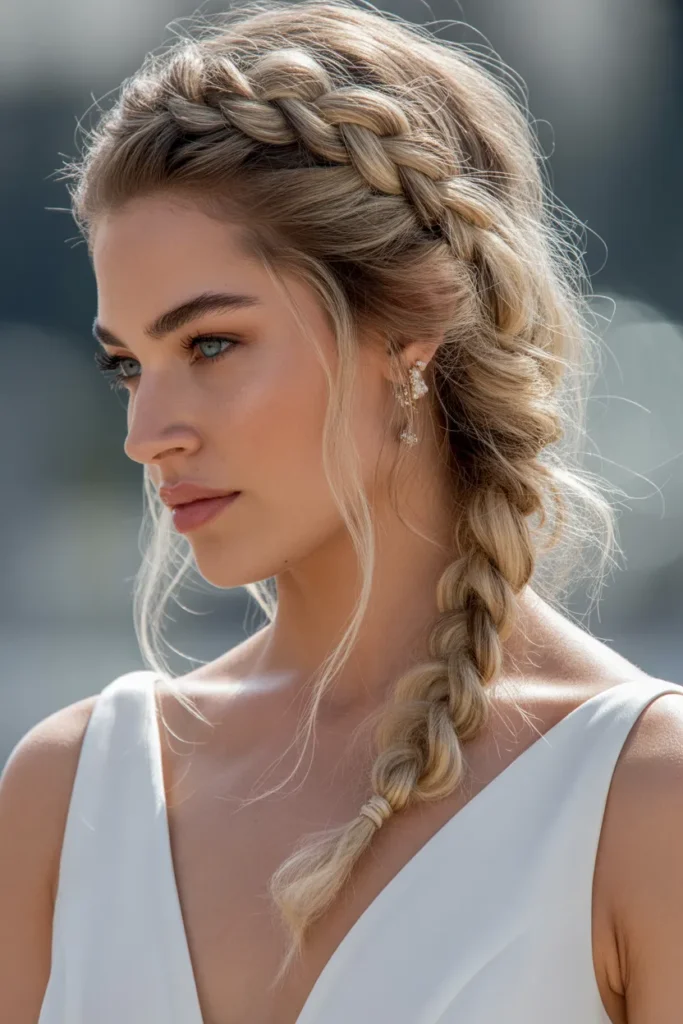 Textured Boho Side Braid