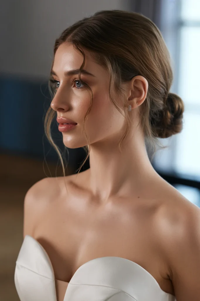 Textured Low Bun