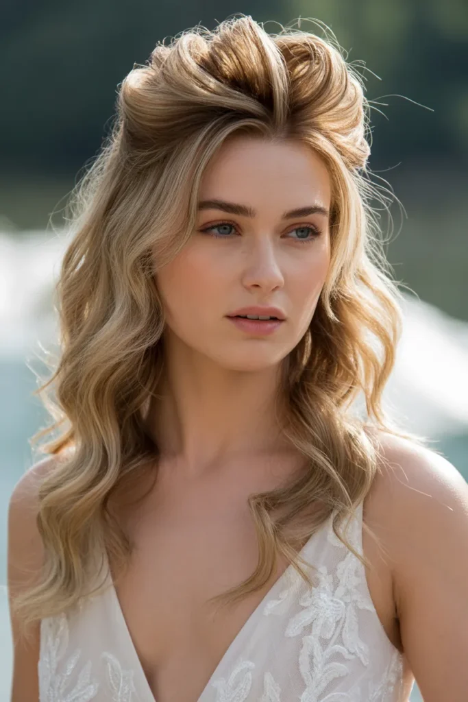 Textured Waves with Volume Crown