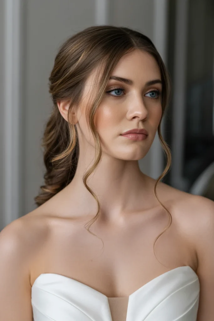 Twisted Half-Up Hairstyle