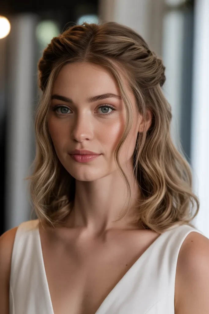 Twisted Half-Up Style