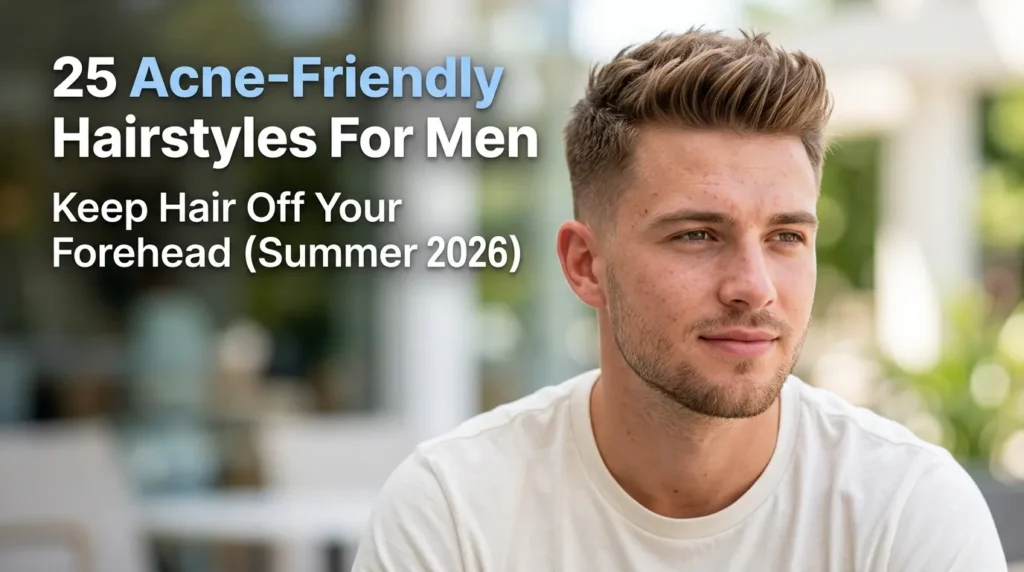 25 Acne-Friendly Hairstyles For Men That Keep Hair Off Your Forehead (Summer 2026)