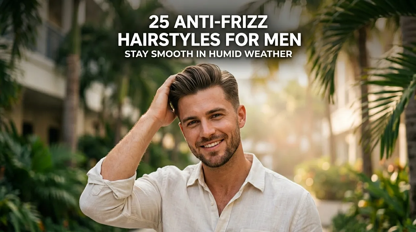 25 Anti-Frizz Hairstyles for Men That Stay Smooth