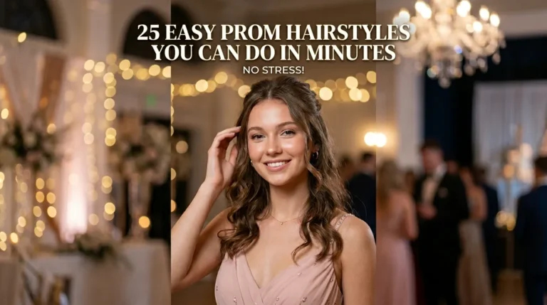 25 Easy Prom Hairstyles You Can Do in Minutes (No Stress!)