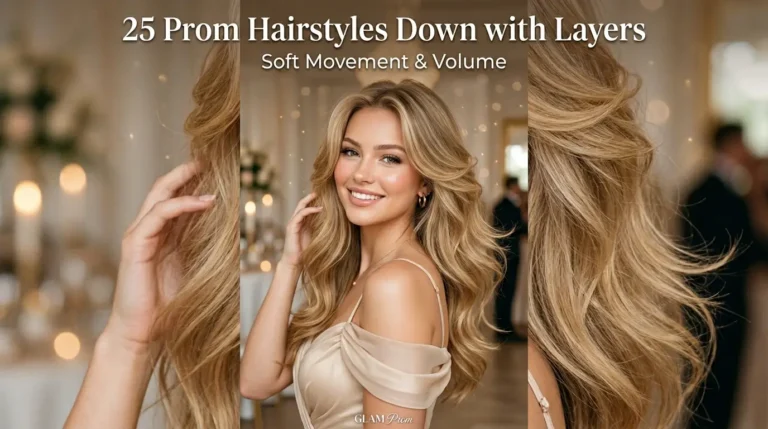 25 Layered Prom Hairstyles Worn Down