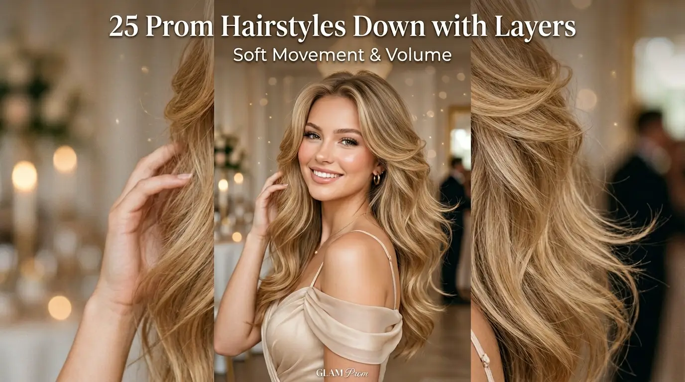 25 Layered Prom Hairstyles Worn Down