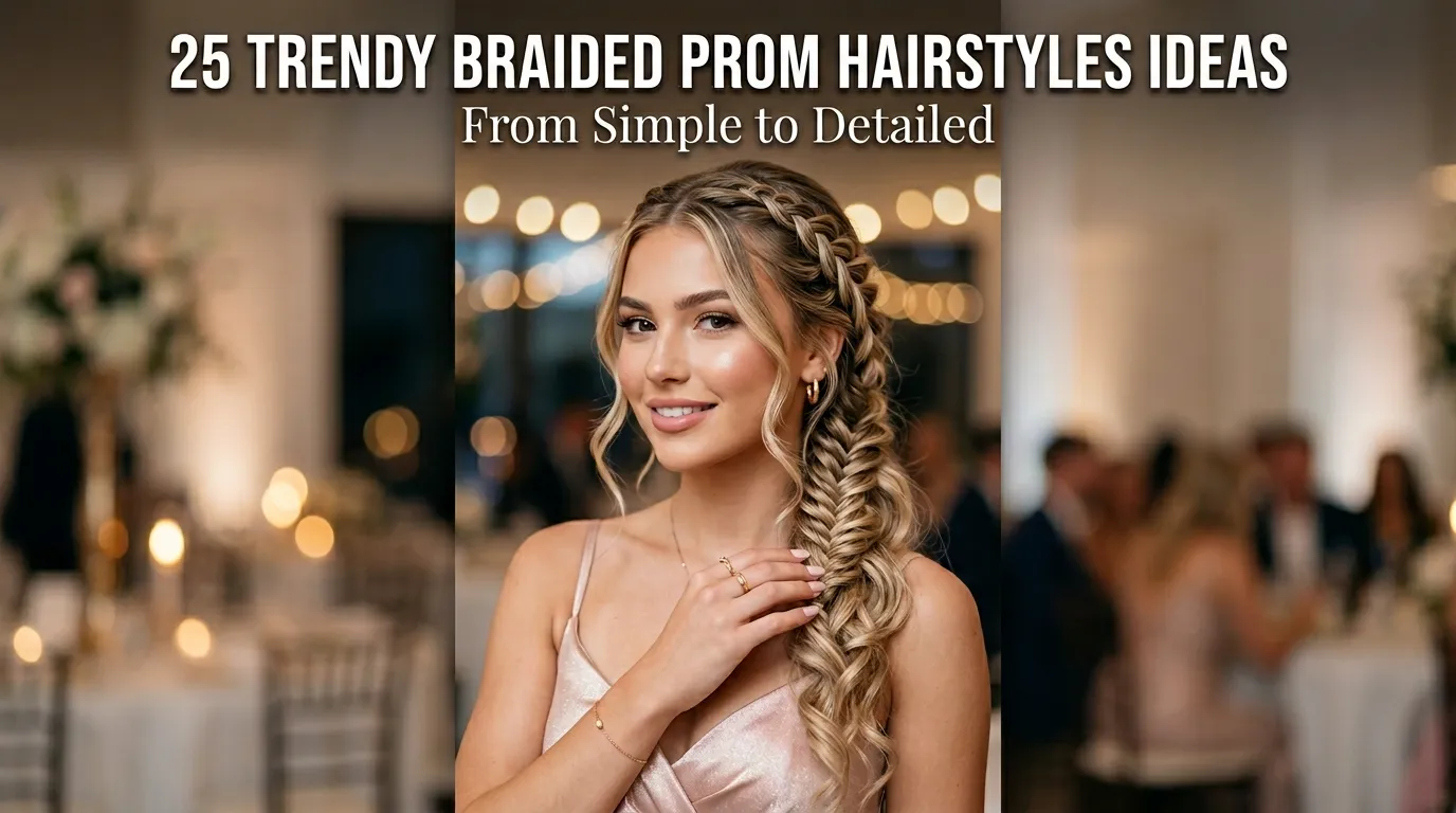 25 Trendy Braided Prom Hairstyles Ideas (From Simple to Detailed)