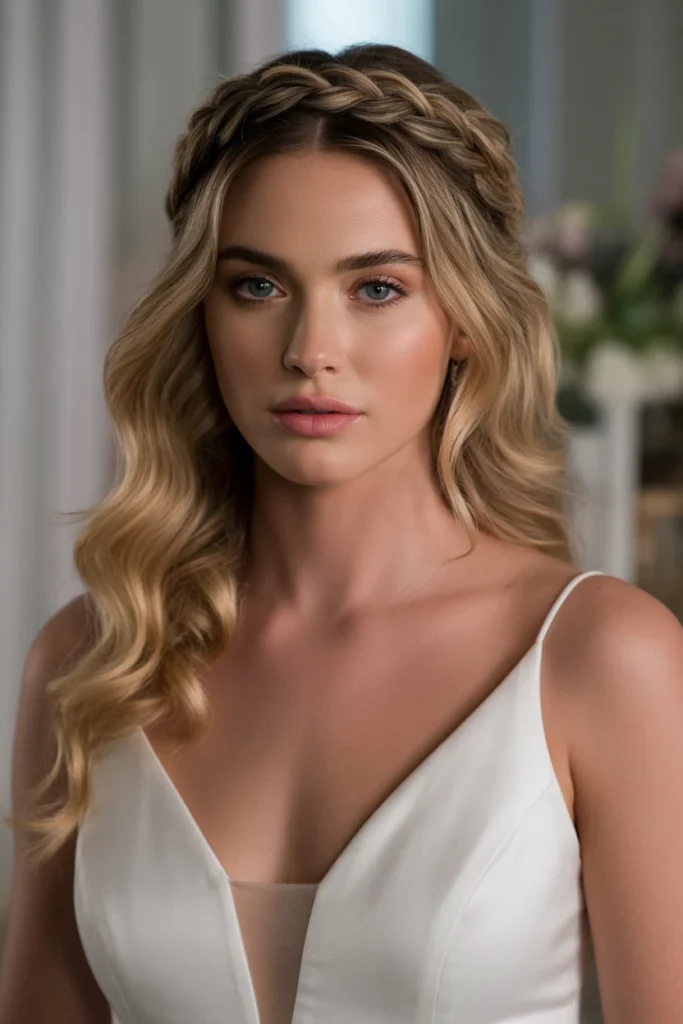 Braided Crown Half-Up