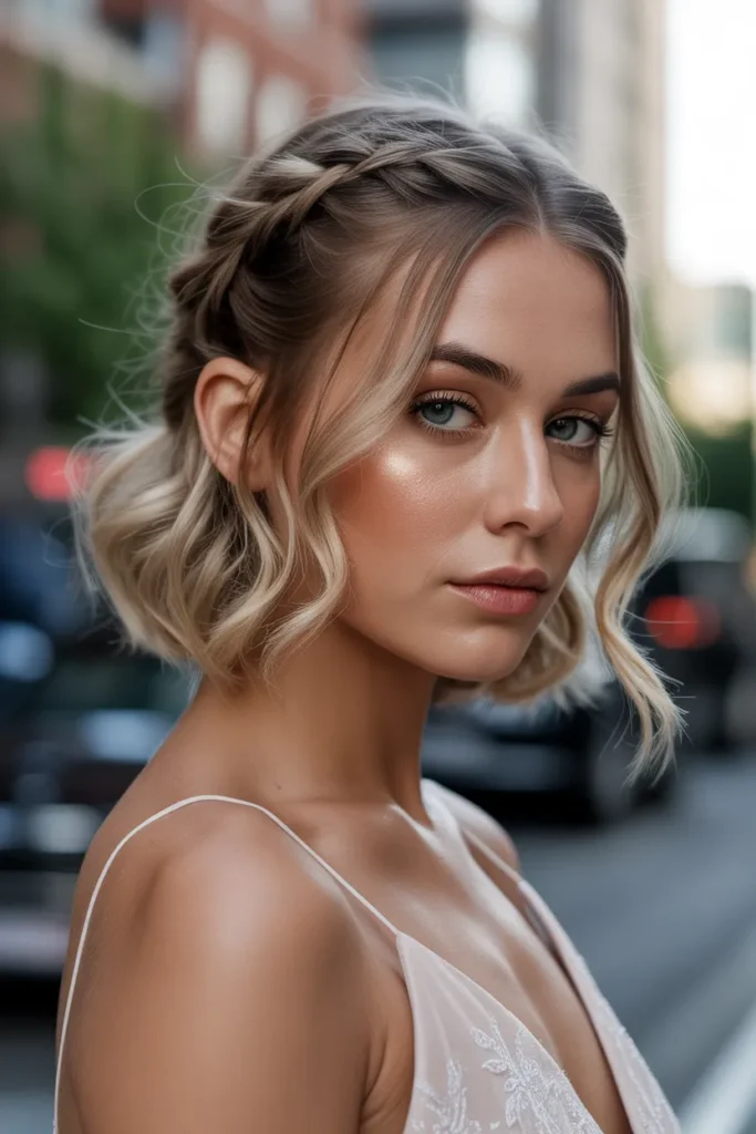 Braided Crown Half-Up