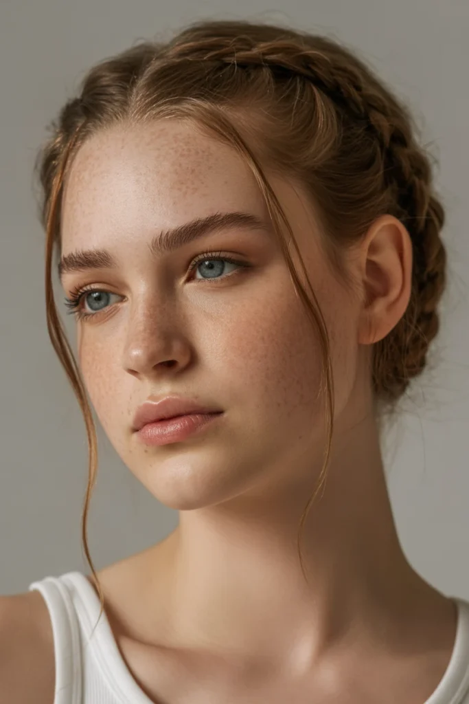 Braided Half-Up Style