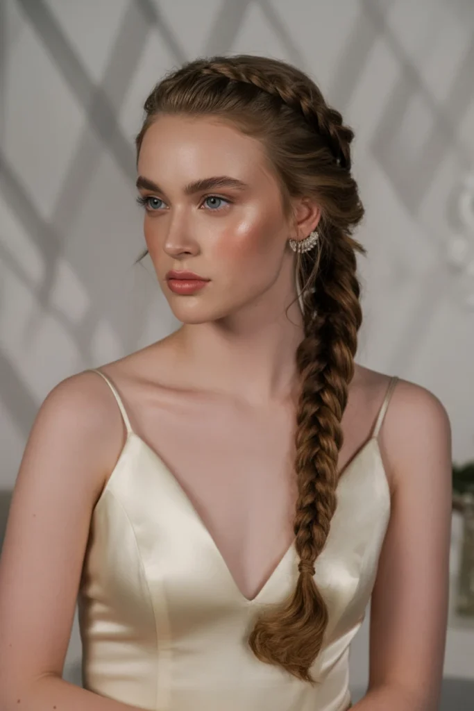 Braided Low Ponytail