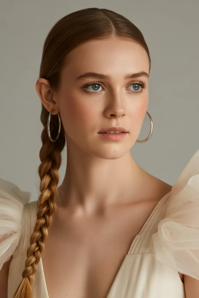 Braided Rope Ponytail