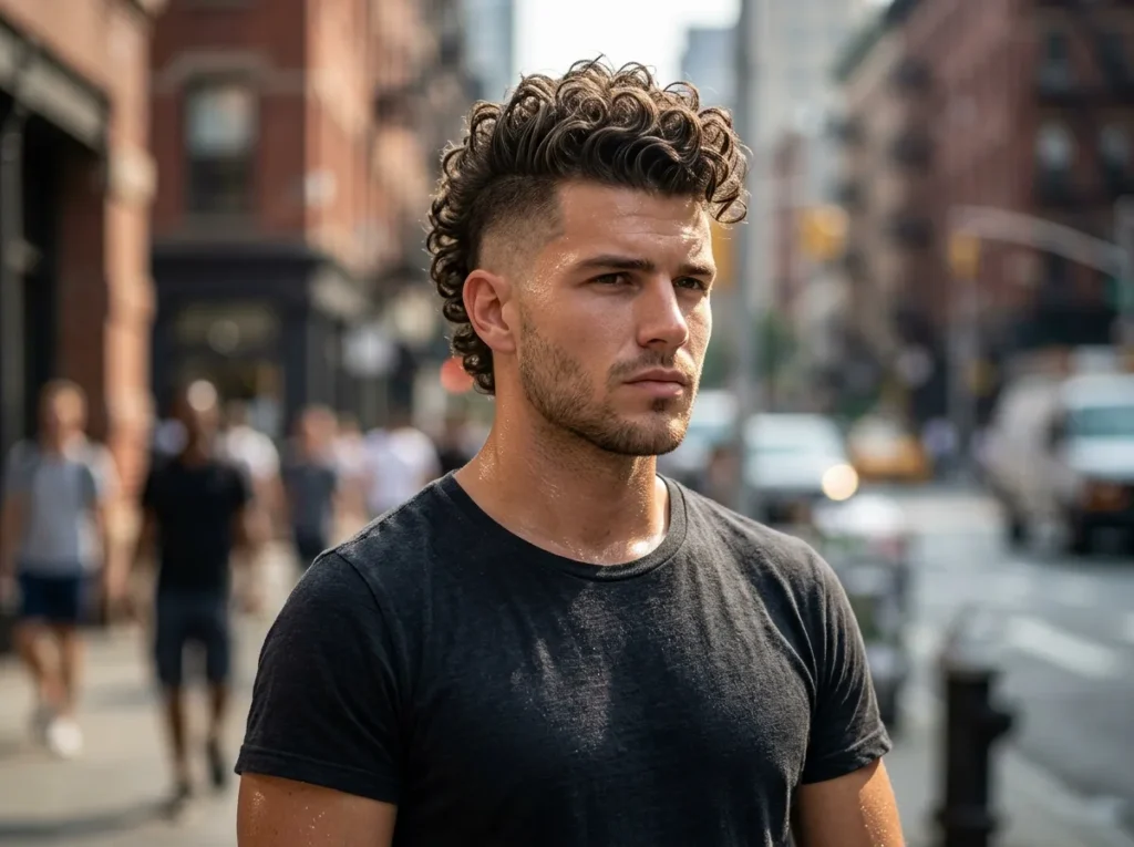 Curly Faux Hawk