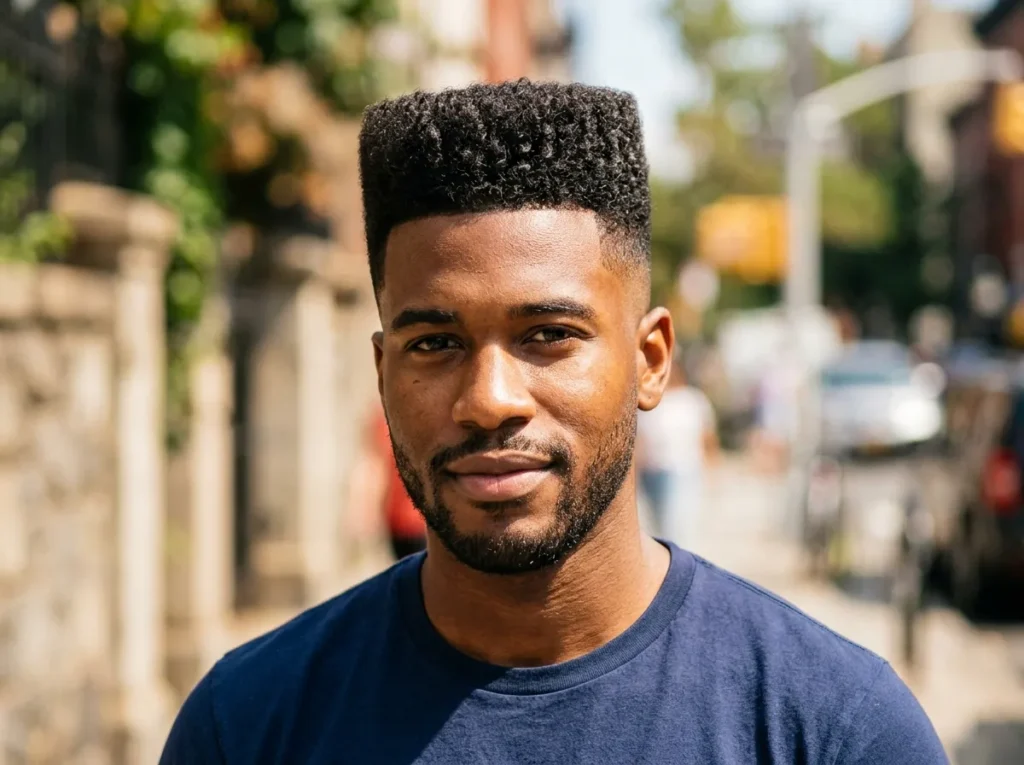 Curly Flat Top