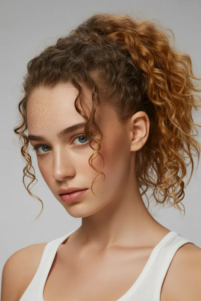 Curly High Ponytail