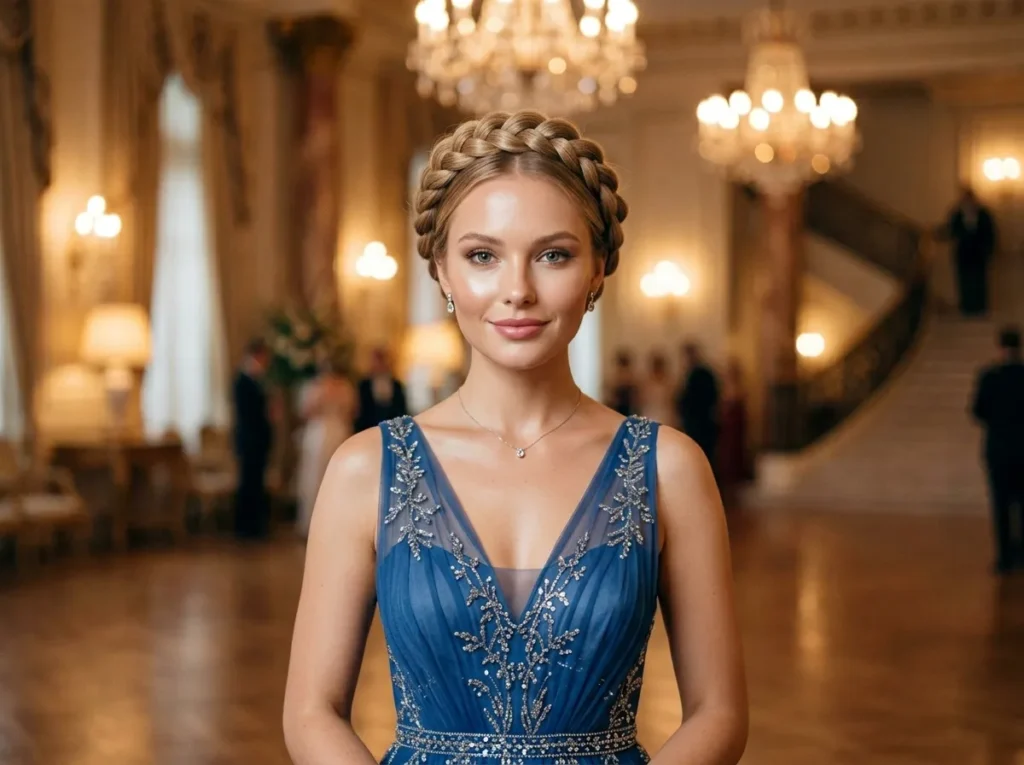 Dutch Braid Crown