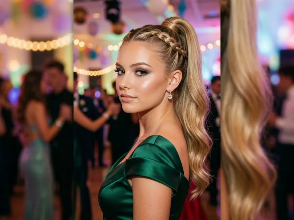 French Braid Ponytail