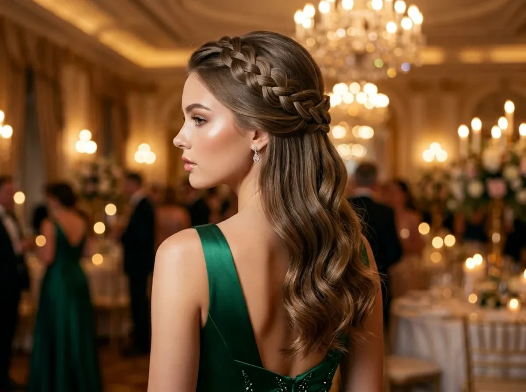 Half Up Infinity Braid