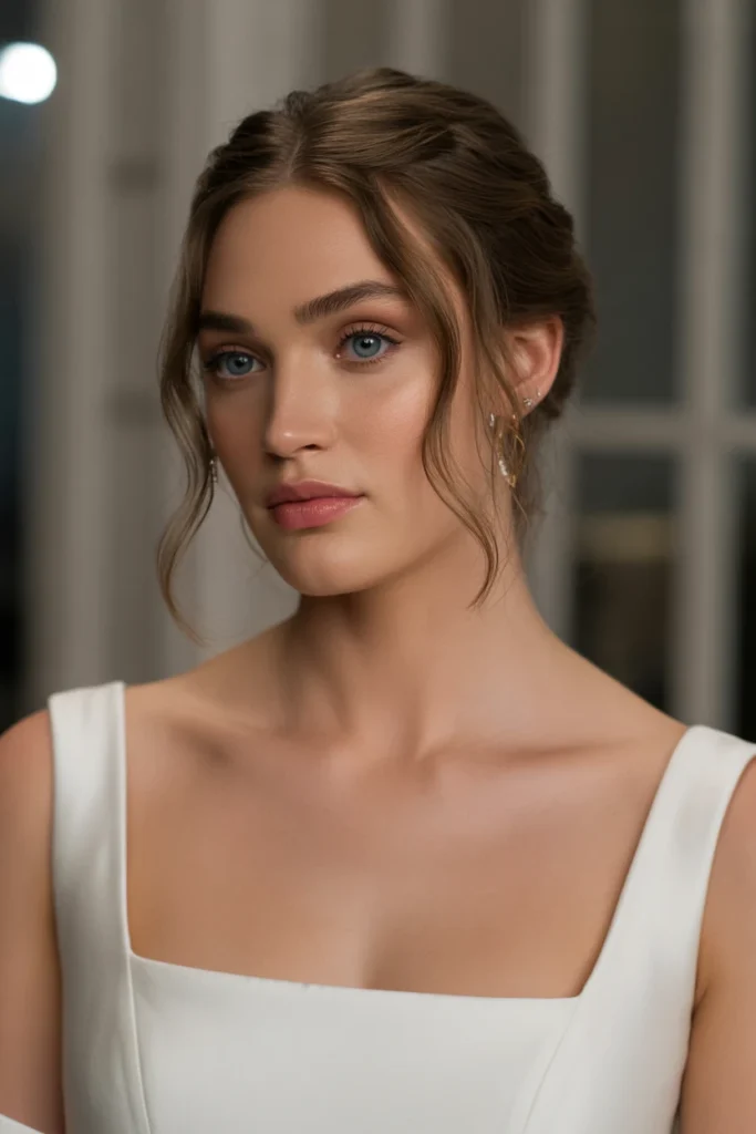 Half-Up Twisted Crown