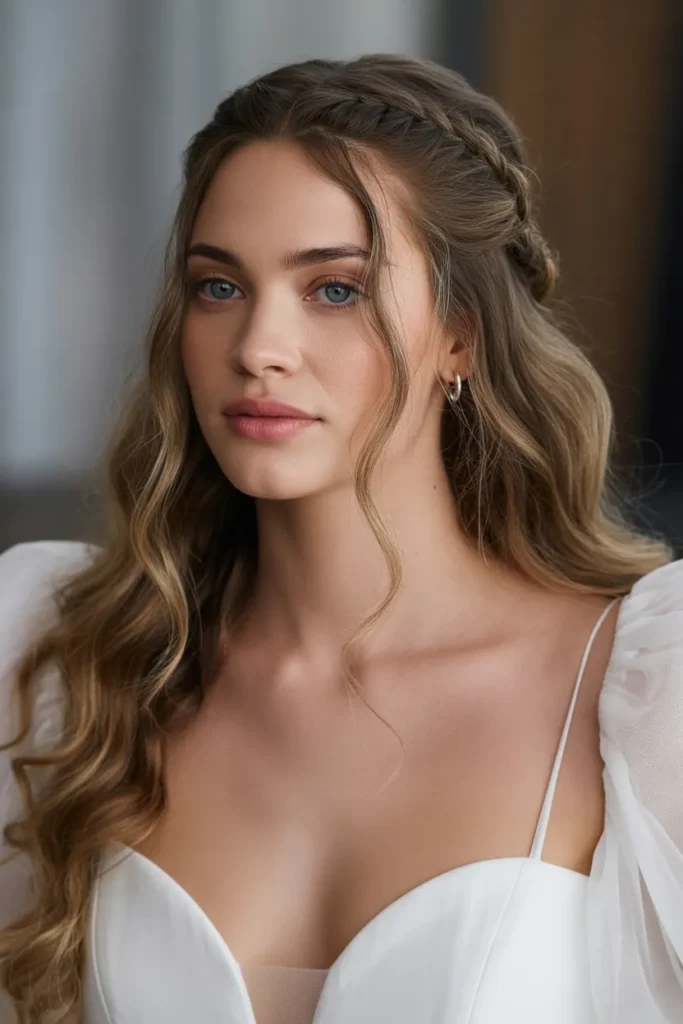 Half-Up with Braided Detail