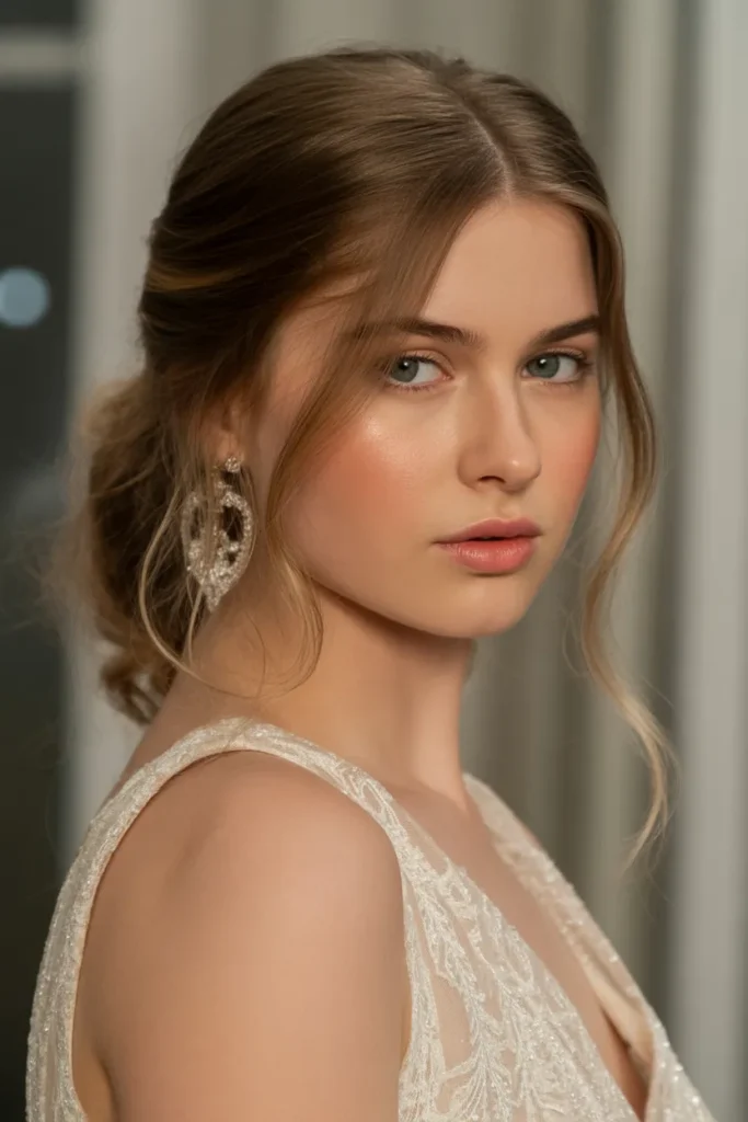 Half-Up with Loose Waves