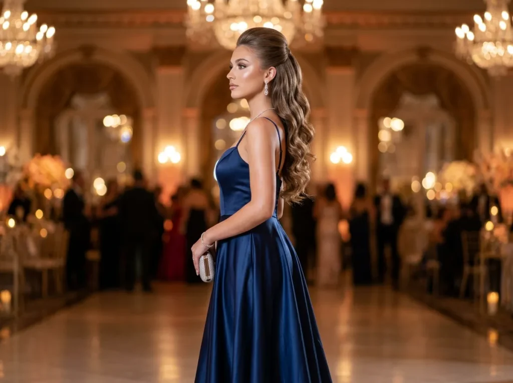 Half Up with Soft Defined Curls