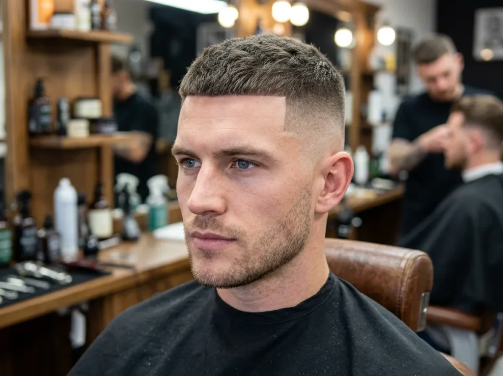 High Fade Crew Cut