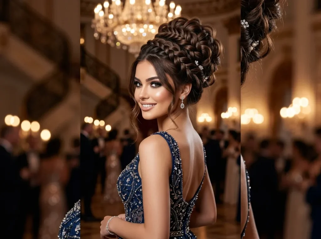 Intricate Braided Prom Updo