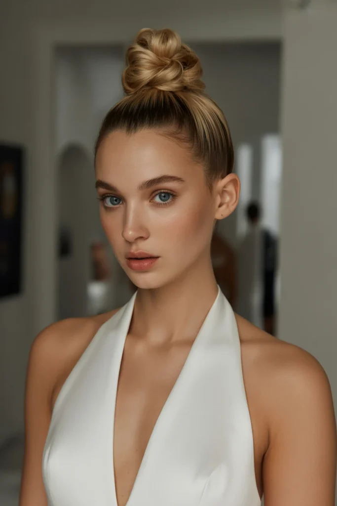Knotted Bun Updo