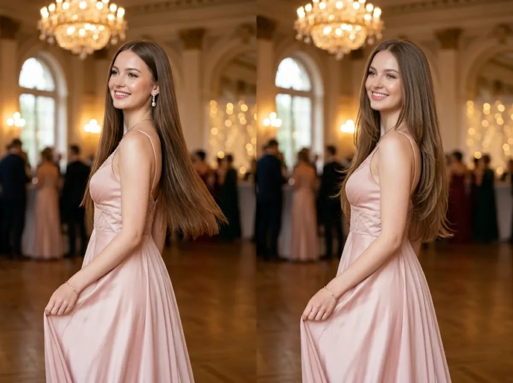 Long Sleek Hair with Soft Layers