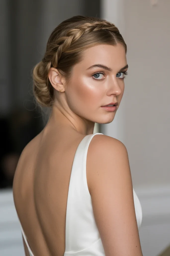 Low Braided Updo