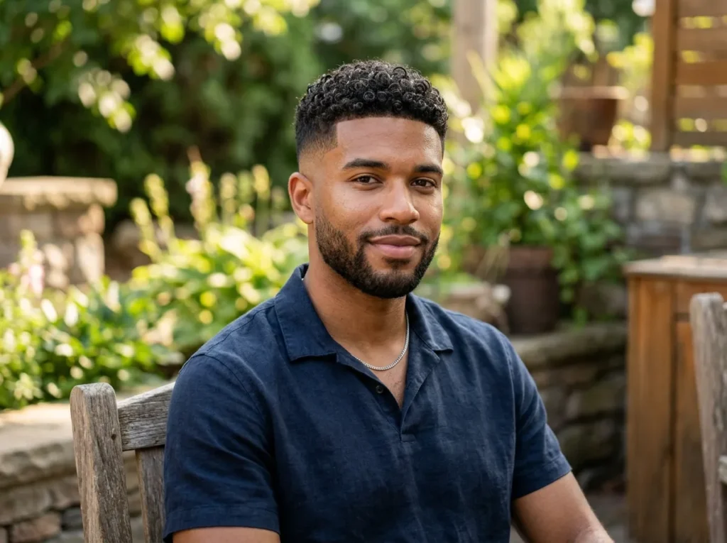 Low Fade Curly Crop