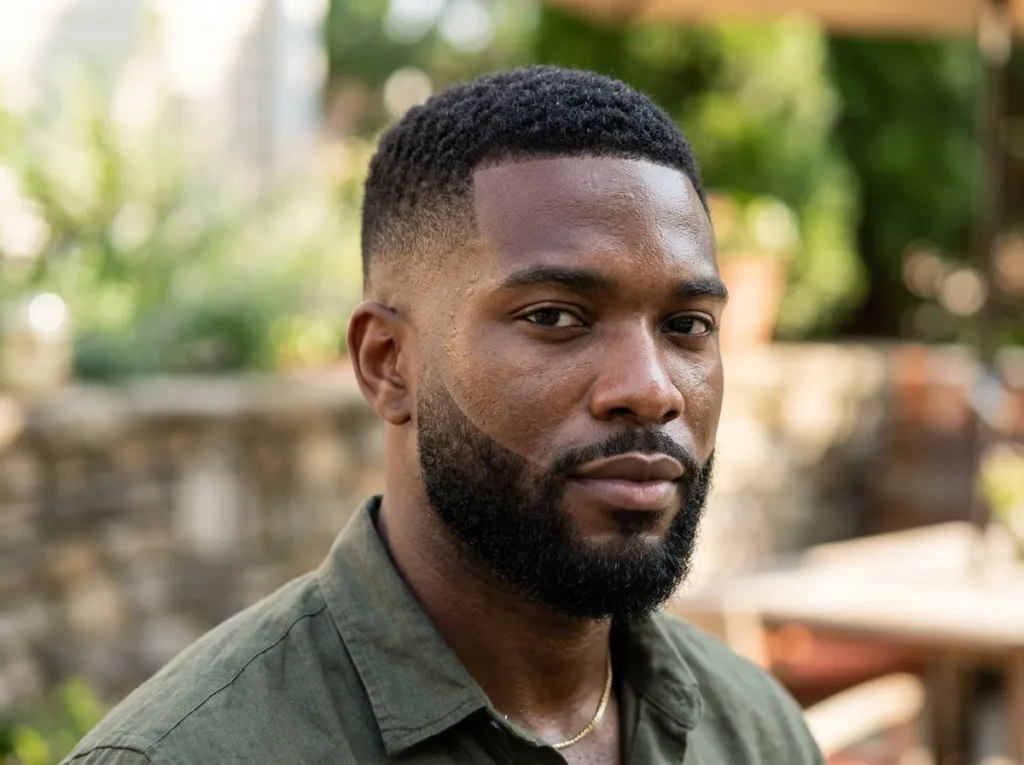 Low Fade with Beard Fade