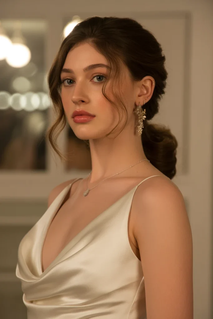 Low Ponytail with Soft Waves