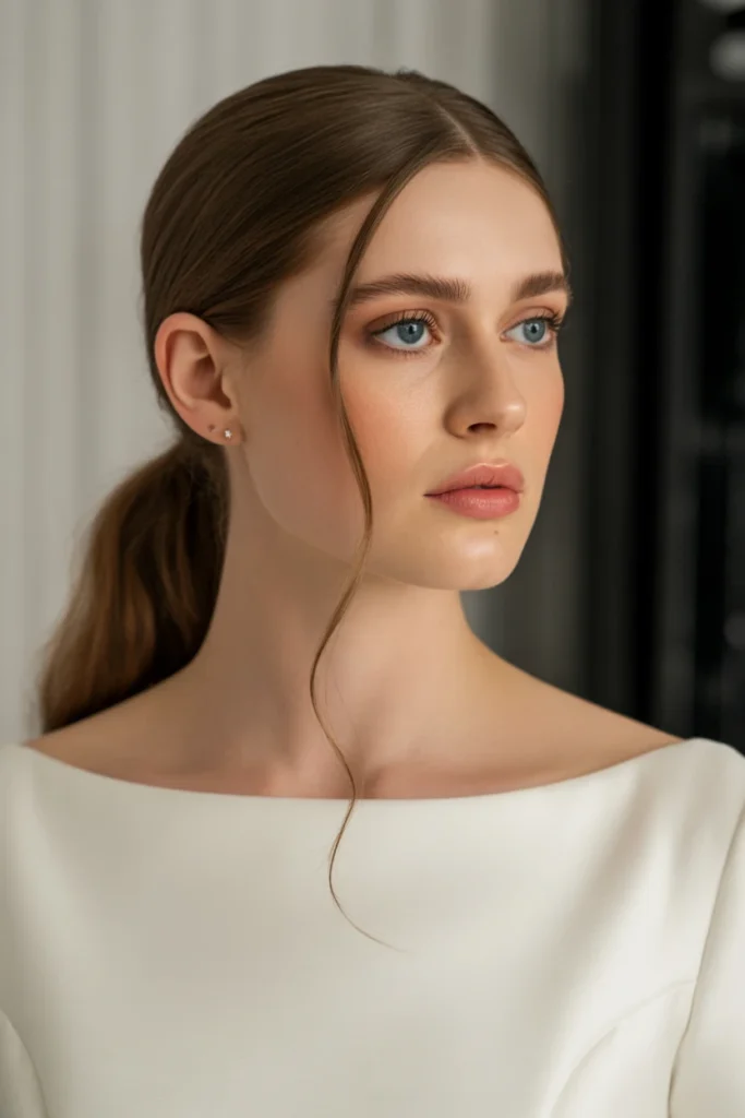 Low Ponytail with Wrapped Base