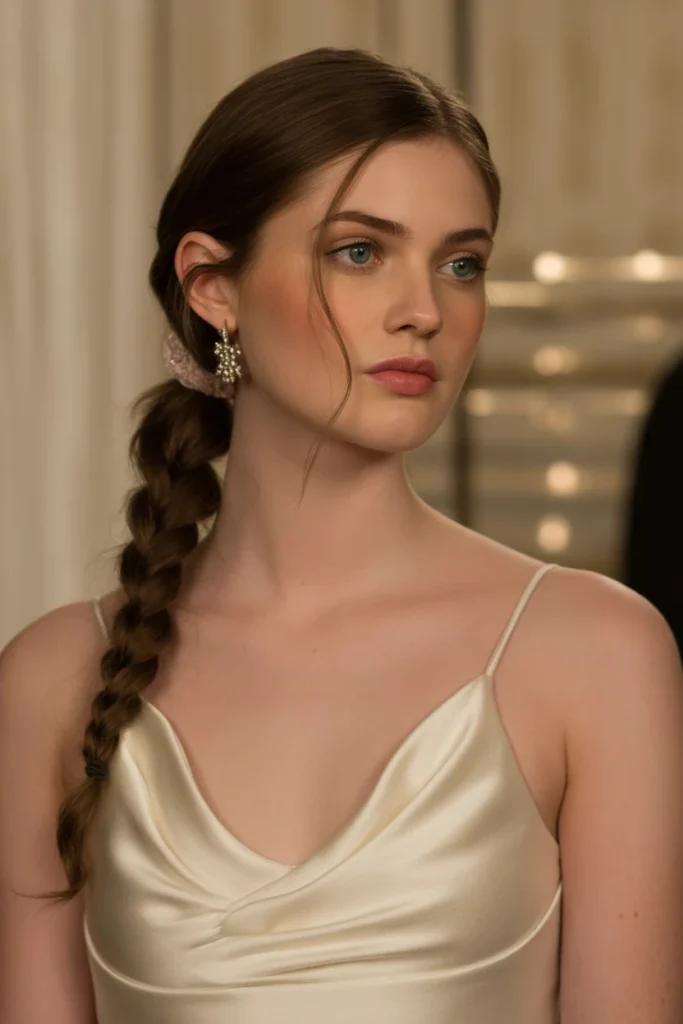 Low Twisted Ponytail