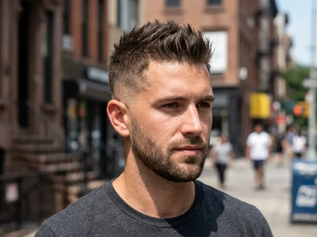 Mid Fade with Spiky Texture