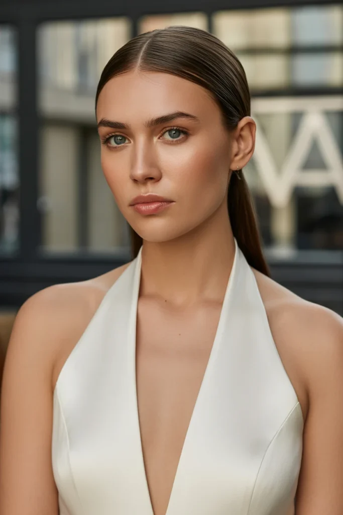 Minimalist Straight Back Style