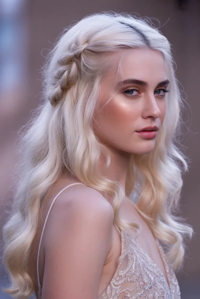 Romantic Braided Waves with Side Detail