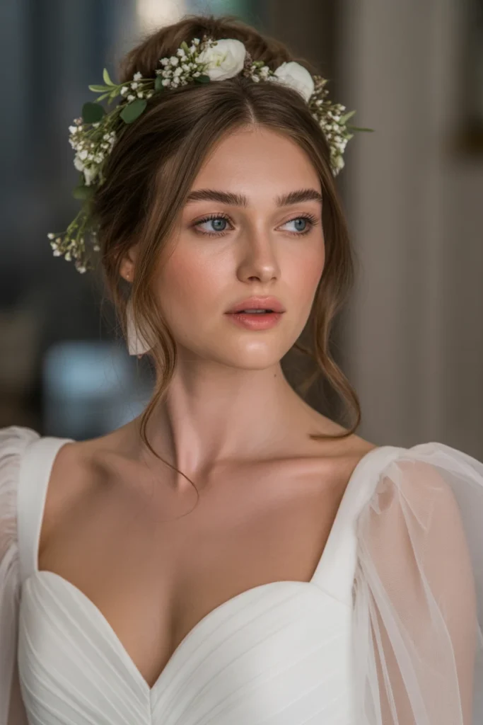 Romantic Floral Updo