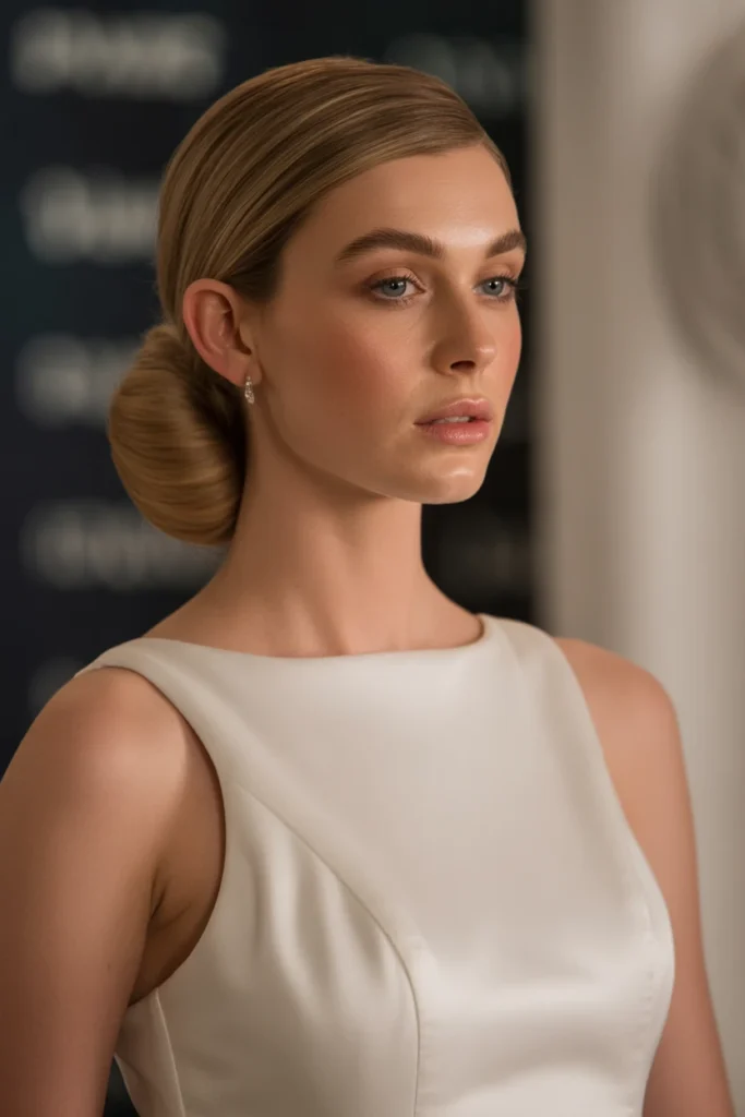 Sculpted Low Chignon