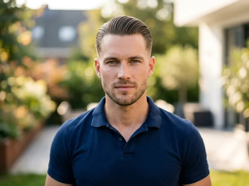Short Slick Back
