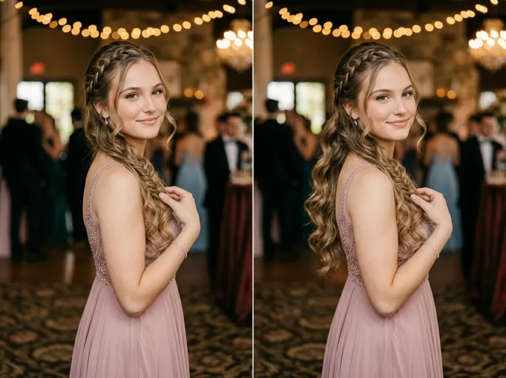 Side Swept Braided Waves