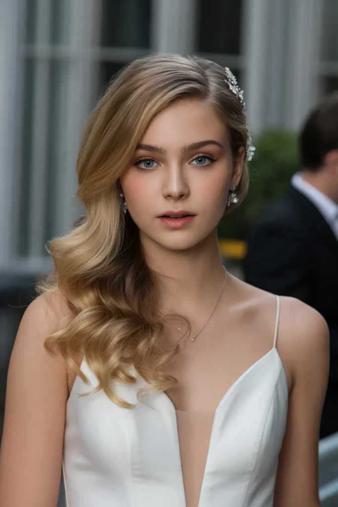 Side-Swept Loose Hair