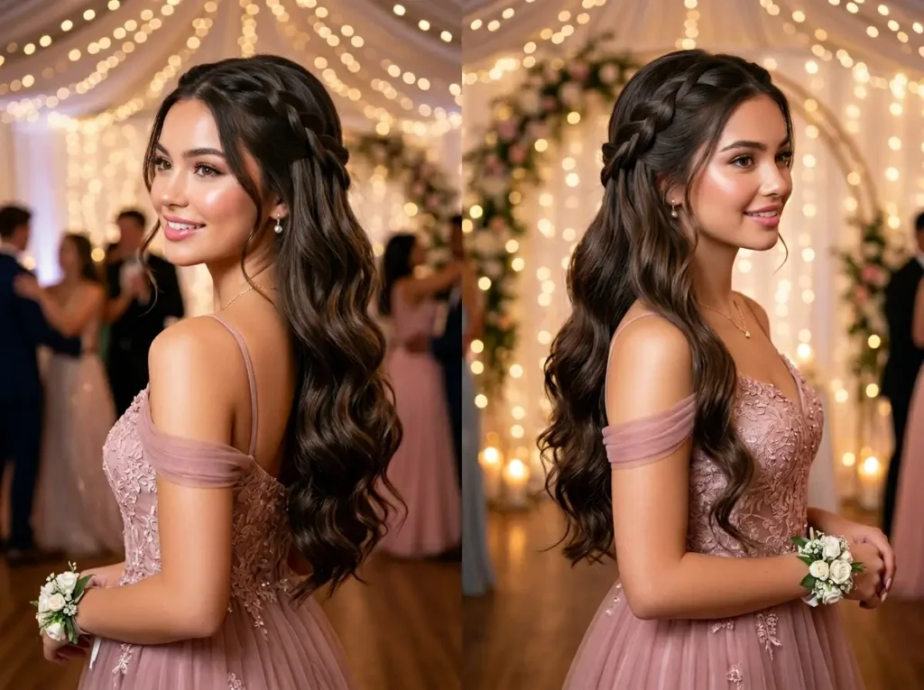 Side Waterfall Braid