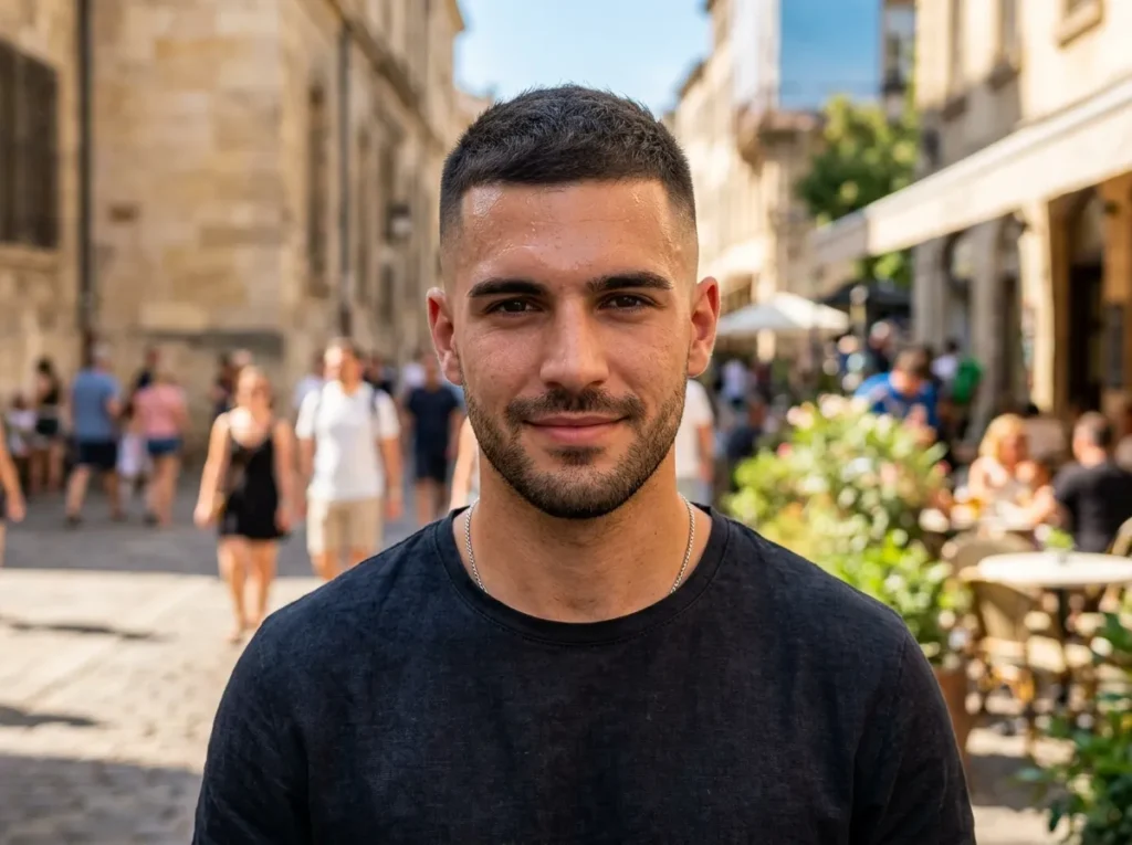 Skin Fade with Short Top
