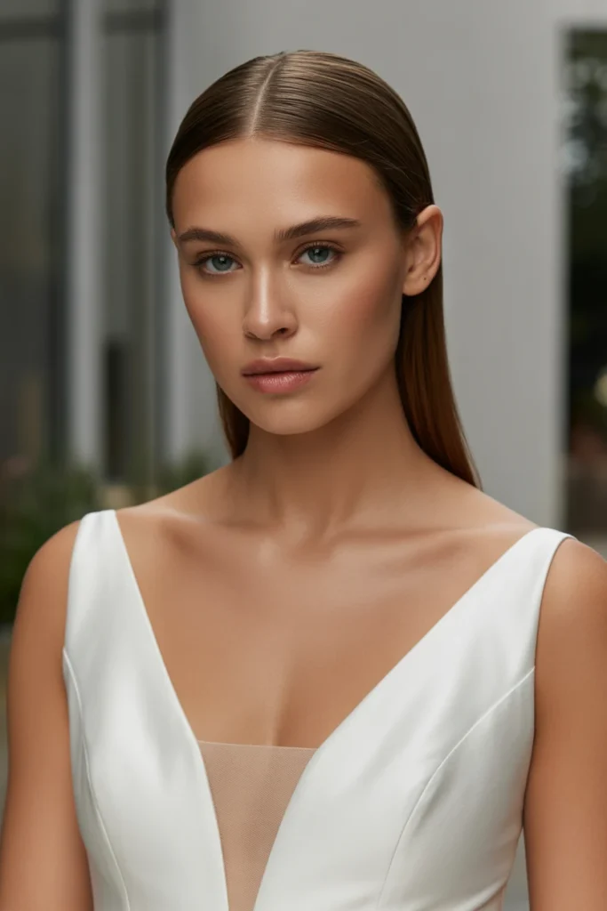 Sleek Straight Back Style