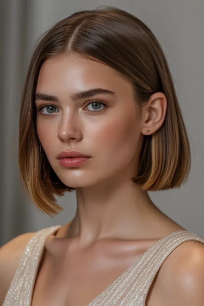 Sleek Straight Bob